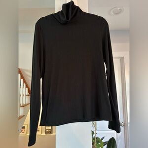 NWT Madewell Black Ribbed Turtleneck - Size XL